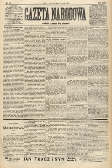 Gazeta Narodowa. 1907, nr 43