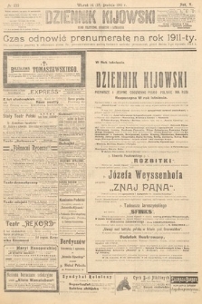 Dziennik Kijowski : pismo polityczne, społeczne i literackie. 1910, nr 330