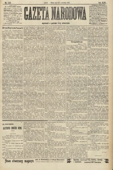 Gazeta Narodowa. 1907, nr 220