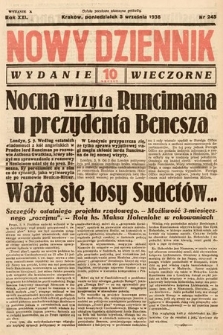Nowy Dziennik (wydanie wieczorne). 1938, nr 245