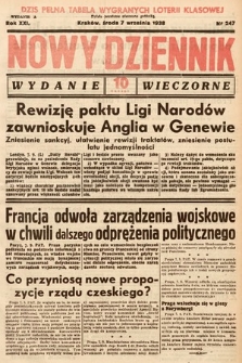 Nowy Dziennik (wydanie wieczorne). 1938, nr 247