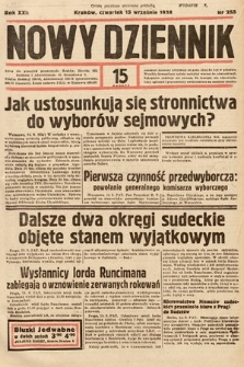 Nowy Dziennik. 1938, nr 255