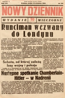 Nowy Dziennik (wydanie wieczorne). 1938, nr 256