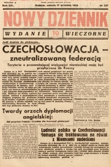 Nowy Dziennik (wydanie wieczorne). 1938, nr 257