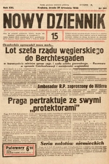 Nowy Dziennik. 1938, nr 261