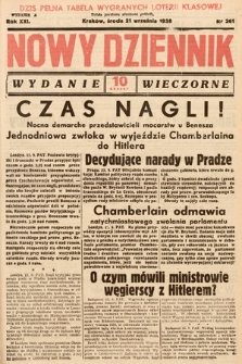 Nowy Dziennik (wydanie wieczorne). 1938, nr 261
