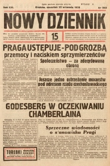 Nowy Dziennik. 1938, nr 262
