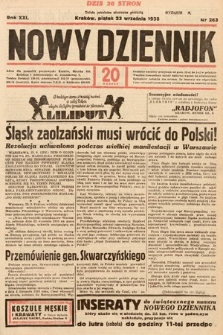 Nowy Dziennik. 1938, nr 263