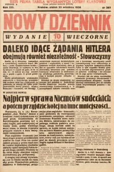 Nowy Dziennik (wydanie wieczorne). 1938, nr 263