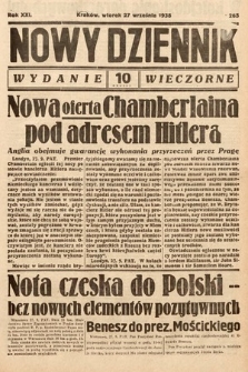 Nowy Dziennik (wydanie wieczorne). 1938, nr 265