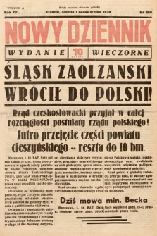 Nowy Dziennik (wydanie wieczorne). 1938, nr 269