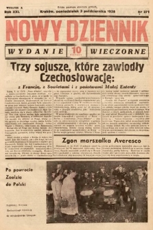 Nowy Dziennik (wydanie wieczorne). 1938, nr 271