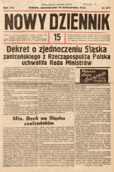 Nowy Dziennik. 1938, nr 277