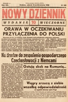 Nowy Dziennik (wydanie wieczorne). 1938, nr 285
