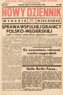 Nowy Dziennik (wydanie wieczorne). 1938, nr 288