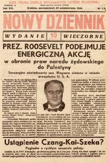 Nowy Dziennik (wydanie wieczorne). 1938, nr 291