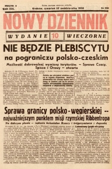 Nowy Dziennik (wydanie wieczorne). 1938, nr 294