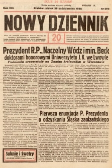 Nowy Dziennik. 1938, nr 295