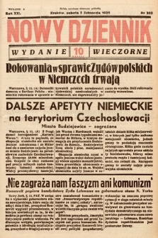 Nowy Dziennik (wydanie wieczorne). 1938, nr 303