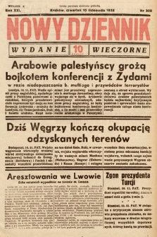 Nowy Dziennik (wydanie wieczorne). 1938, nr 308