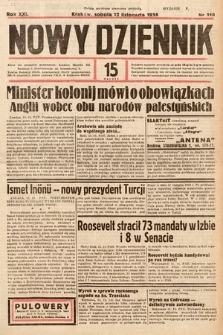 Nowy Dziennik. 1938, nr 310