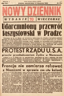 Nowy Dziennik (wydanie wieczorne). 1938, nr 312
