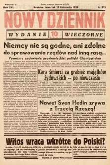 Nowy Dziennik (wydanie wieczorne). 1938, nr 315