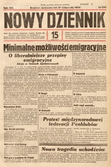 Nowy Dziennik. 1938, nr 319