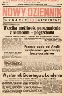 Nowy Dziennik (wydanie wieczorne). 1938, nr 319
