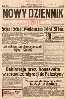Nowy Dziennik. 1938, nr 323