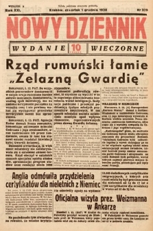 Nowy Dziennik (wydanie wieczorne). 1938, nr 329