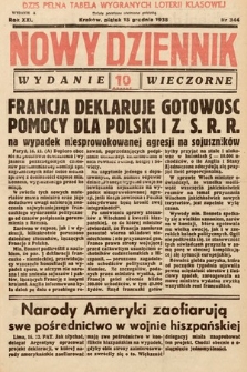 Nowy Dziennik (wydanie wieczorne). 1938, nr 344