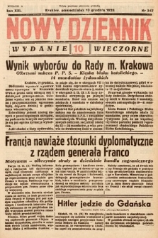 Nowy Dziennik (wydanie wieczorne). 1938, nr 347