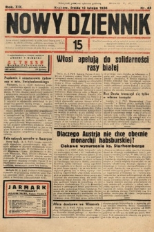 Nowy Dziennik. 1936, nr 43