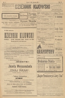Dziennik Kijowski : pismo polityczne, społeczne i literackie. 1911, nr 4