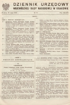 Dziennik Urzędowy Wojewódzkiej Rady Narodowej w Krakowie. 1951, nr 10