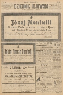 Dziennik Kijowski : pismo polityczne, społeczne i literackie. 1911, nr 38