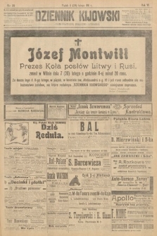 Dziennik Kijowski : pismo polityczne, społeczne i literackie. 1911, nr 39