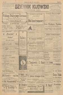 Dziennik Kijowski : pismo polityczne, społeczne i literackie. 1911, nr 47