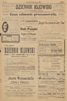Dziennik Kijowski : pismo polityczne, społeczne i literackie. 1911, nr 154