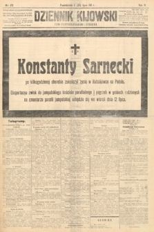 Dziennik Kijowski : pismo polityczne, społeczne i literackie. 1911, nr 178