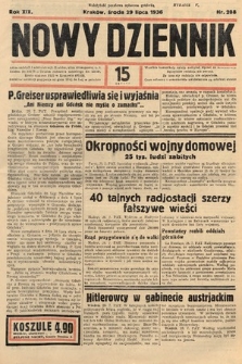 Nowy Dziennik. 1936, nr 208