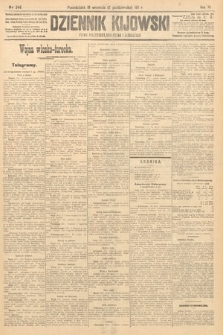 Dziennik Kijowski : pismo polityczne, społeczne i literackie. 1911, nr 246