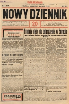 Nowy Dziennik. 1936, nr 212