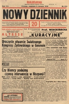 Nowy Dziennik. 1936, nr 219
