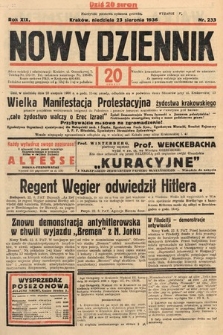Nowy Dziennik. 1936, nr 233