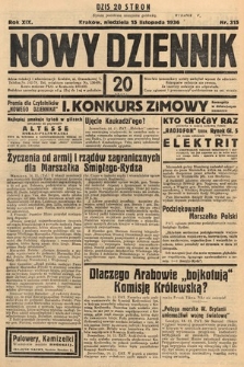 Nowy Dziennik. 1936, nr 315