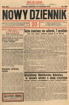 Nowy Dziennik. 1936, nr 329