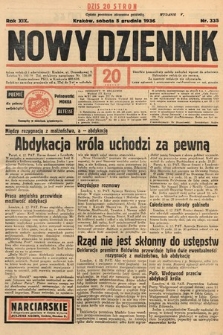 Nowy Dziennik. 1936, nr 335