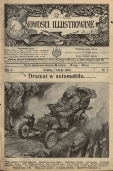 Nowości Illustrowane. 1908, nr 5